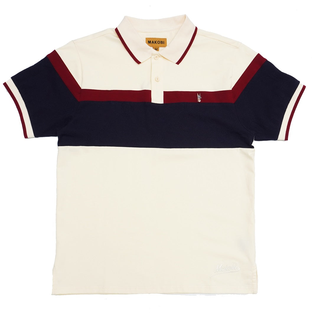 M392 Makobi Monogram Horizon Polo - طبیعی