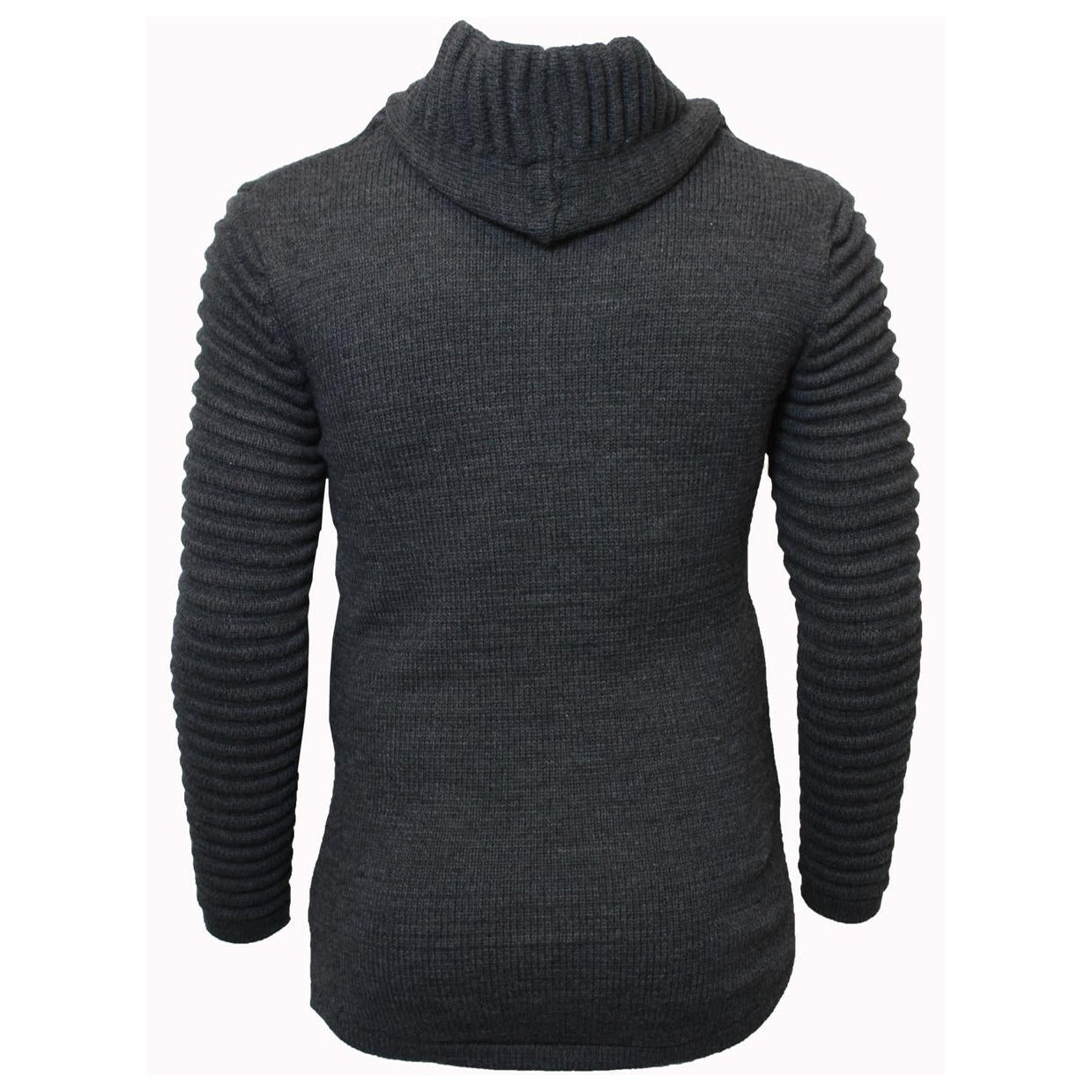 M4215 Makobi Ribbed Elongated Sweater - eedu / grẹy