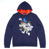 M4261 Frenemies Fleece Hoodie - ọgagun