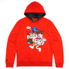 M4261 Frenemies Fleece Hoodie - Red