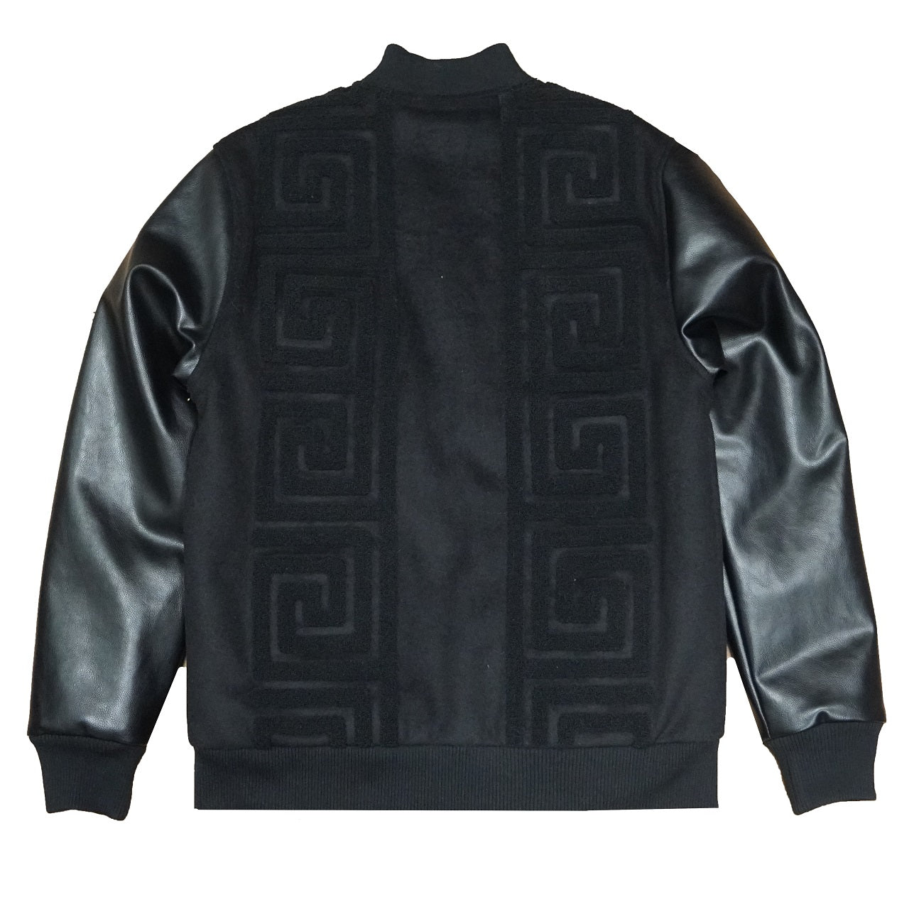 M4338 Adonis Wool Varsity Jacket - Black