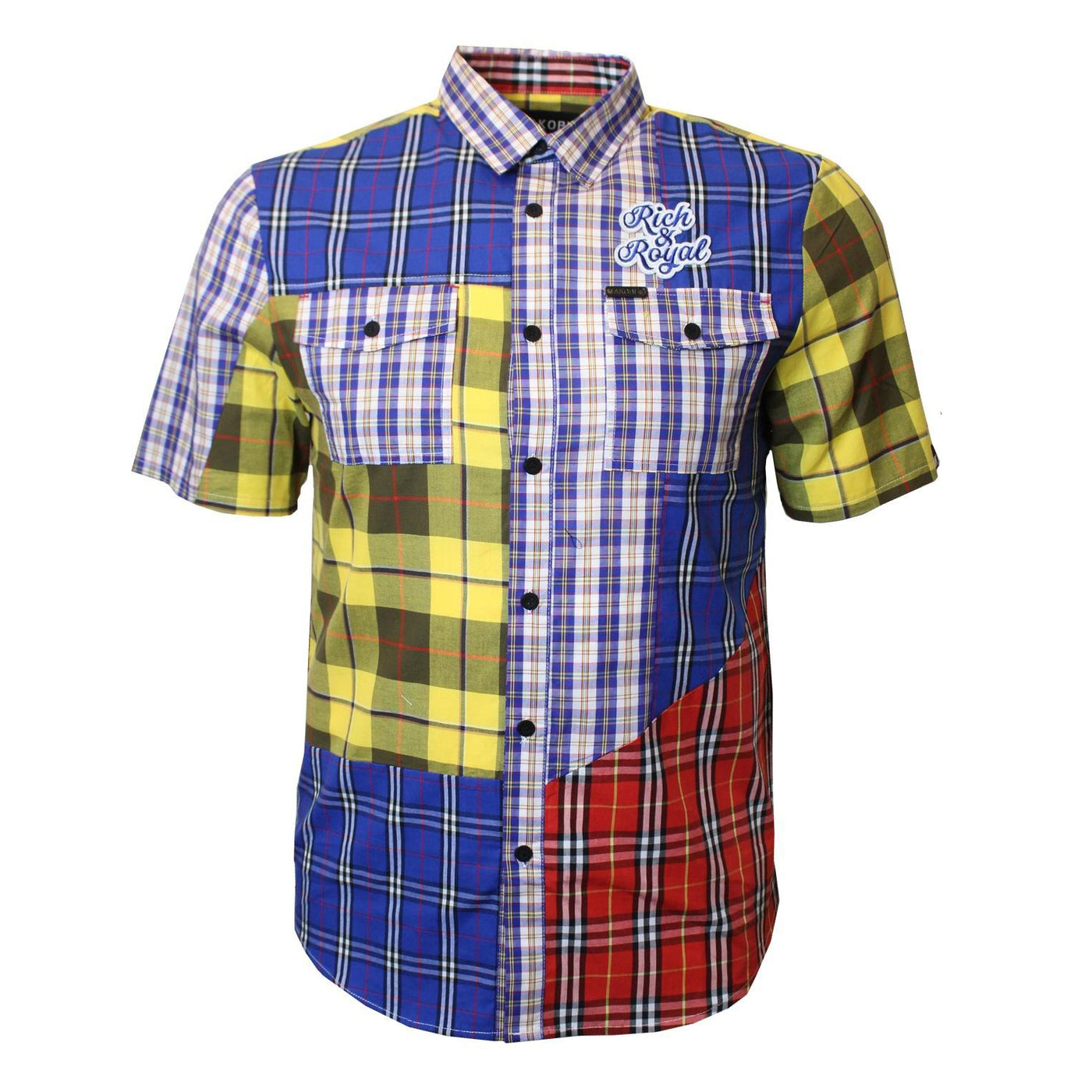 M460 Makobi Rich &amp; Royal Plaid Shirt - Blue