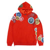 M4660 Aryeh Fleece Hoodie - Red