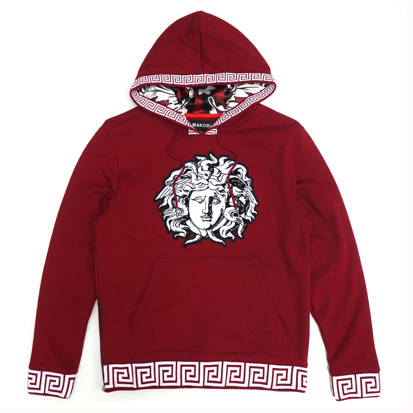 M4675 Medusa Hoodie - Burgundy