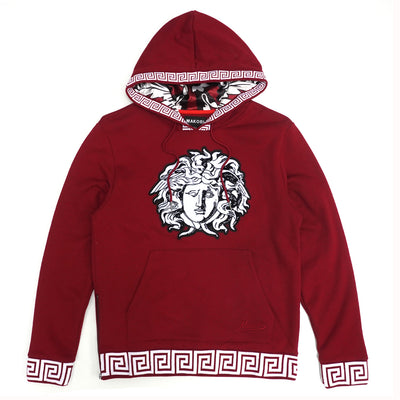 M4675 Medusa Hoodie - Burgundy