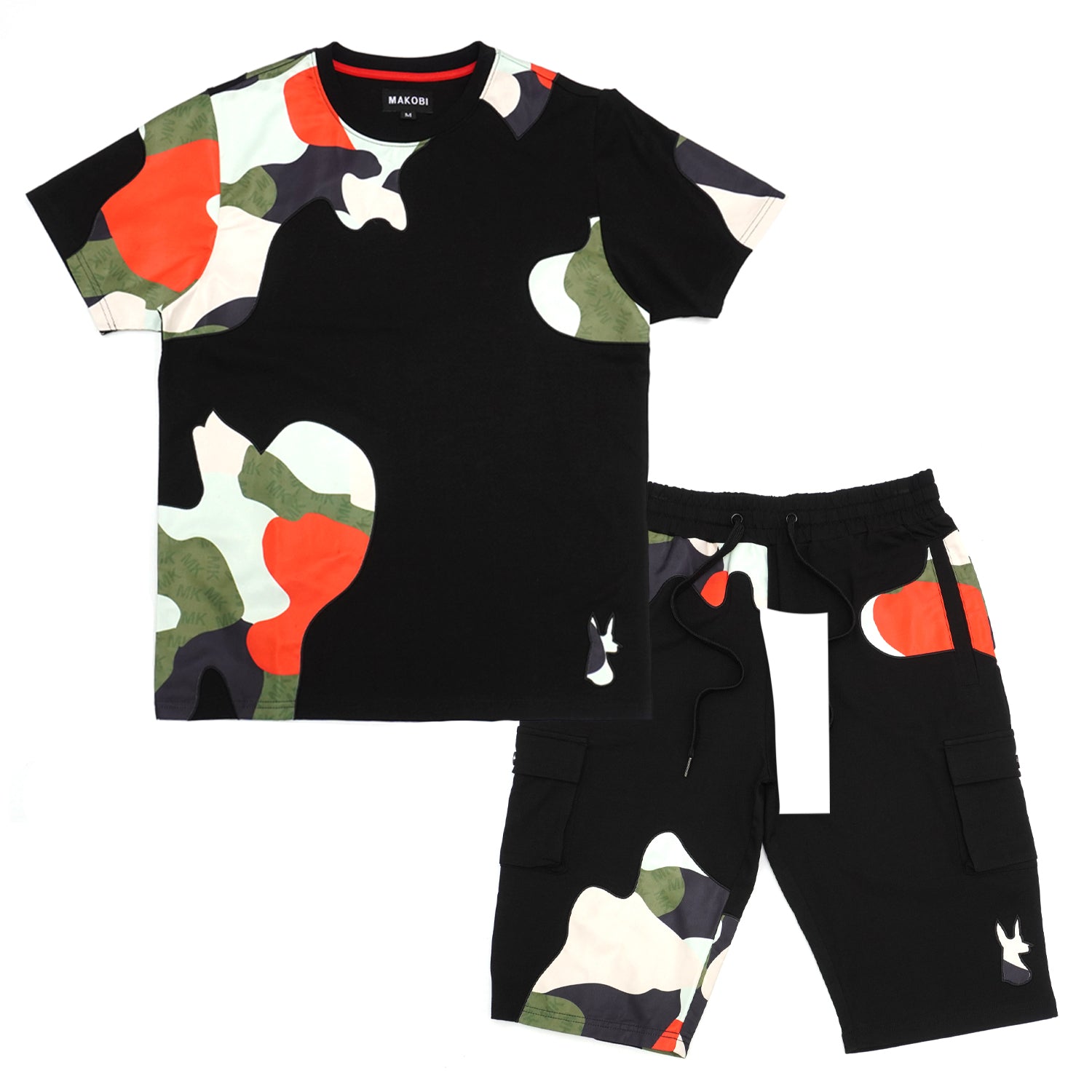 M535/M535S Makobi Camo Short Set - Black