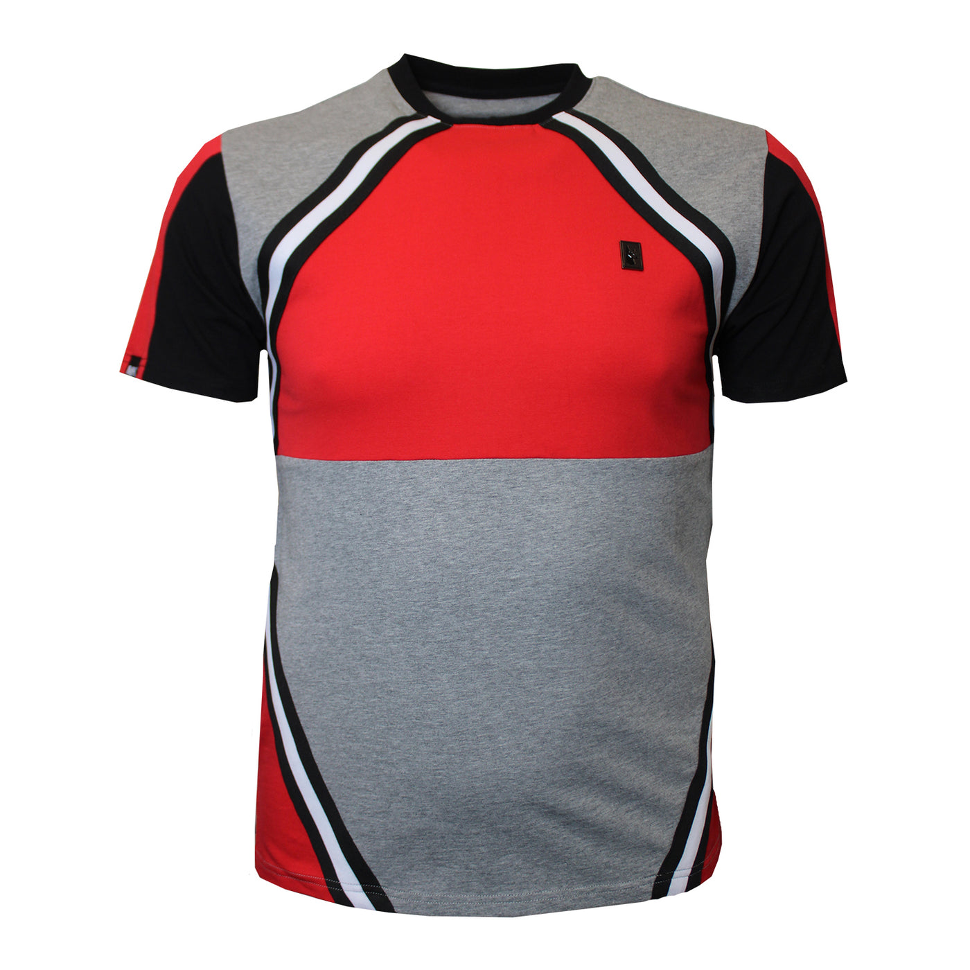 M566 Makobi Casual Rib Tee - Red