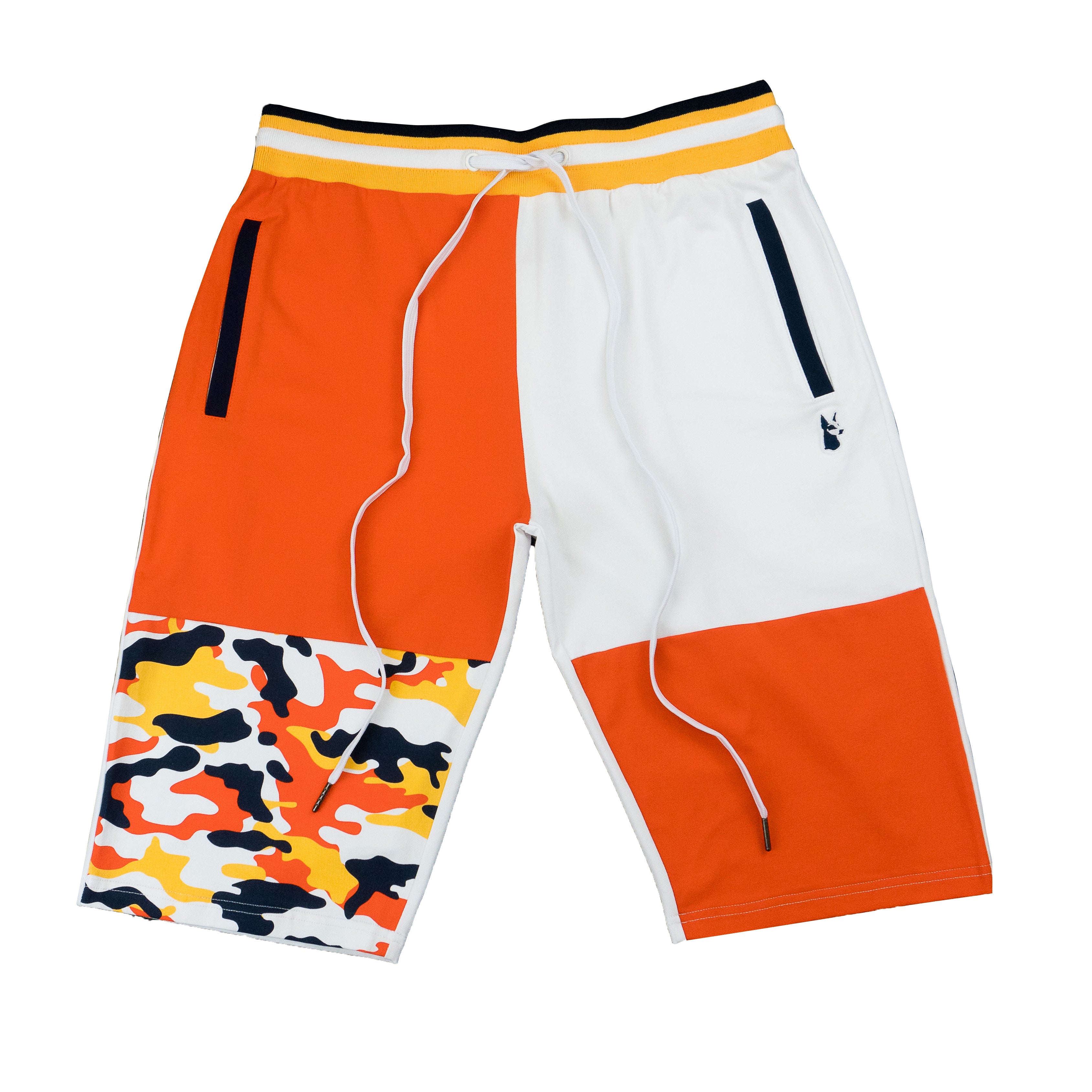 M580s Makobi Camo Contrast Shorts - White