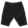 M709 Malaquite Biker Shredded Kukuru - Black