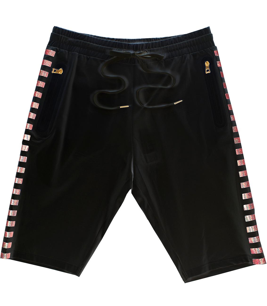 M718 Fetti Fiend Jersey Shorts - Black/Red