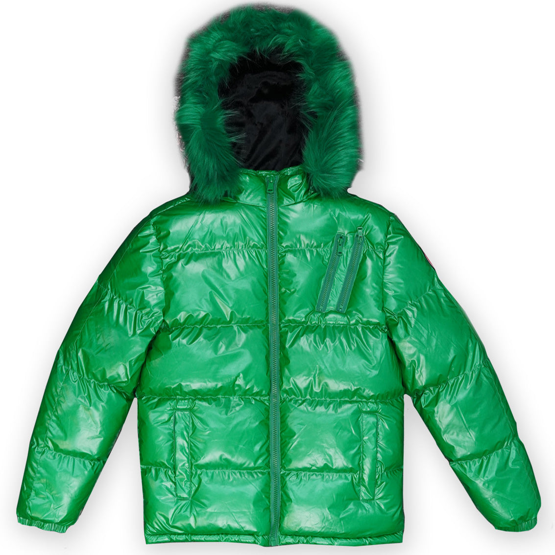 M7700  Skittles Puffer Jacket - Green