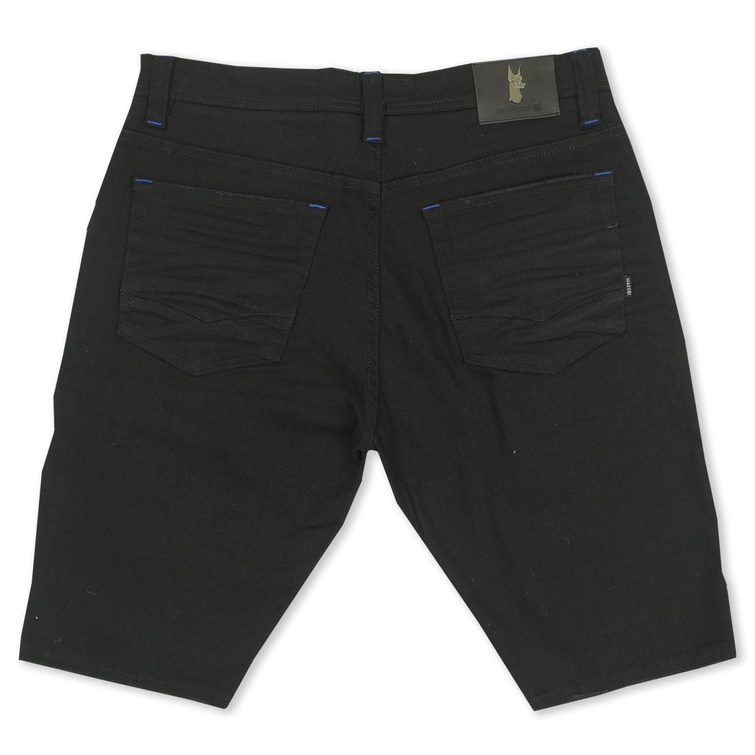 M970 Galveston Biker Shredded Kukuru - Black-Royal