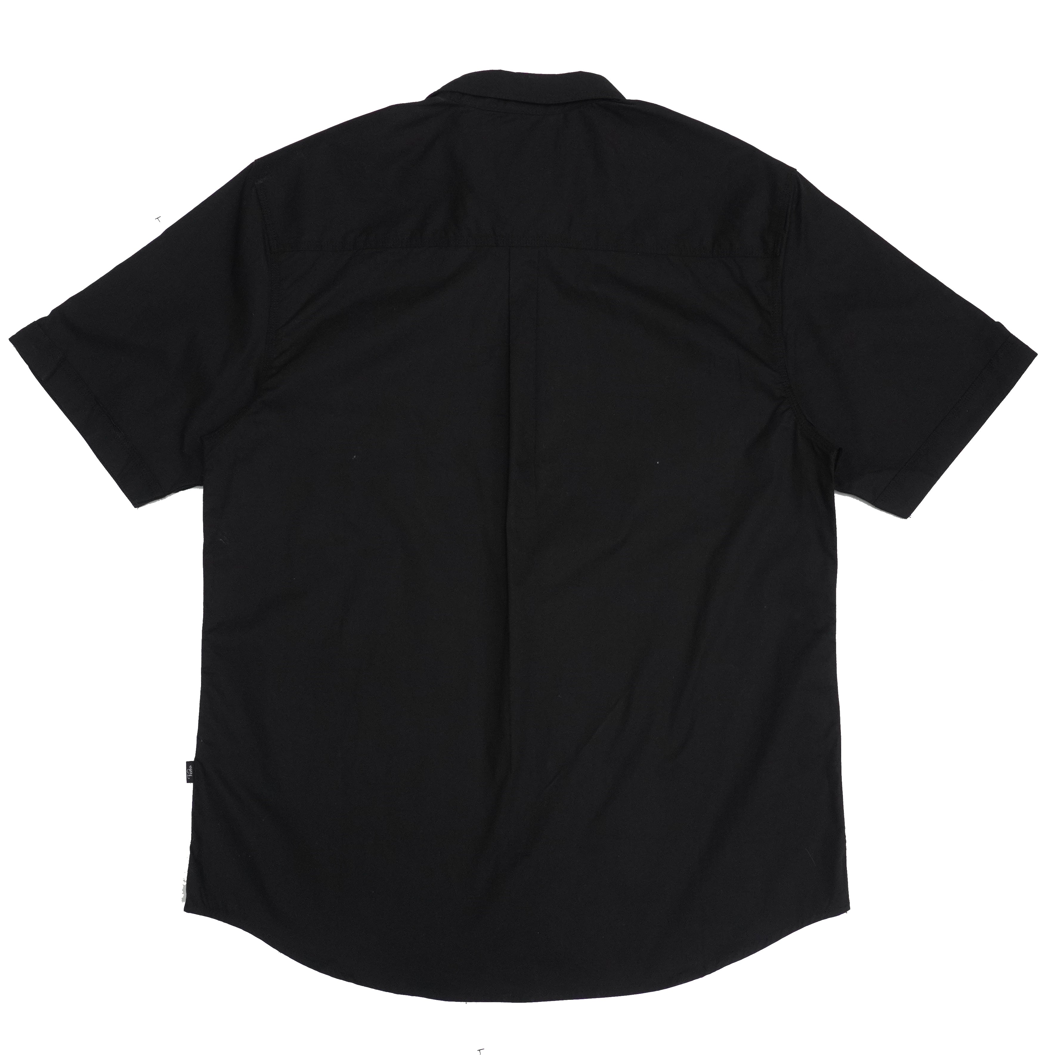 V952 Veno yinrin Button-isalẹ Shirt - Black