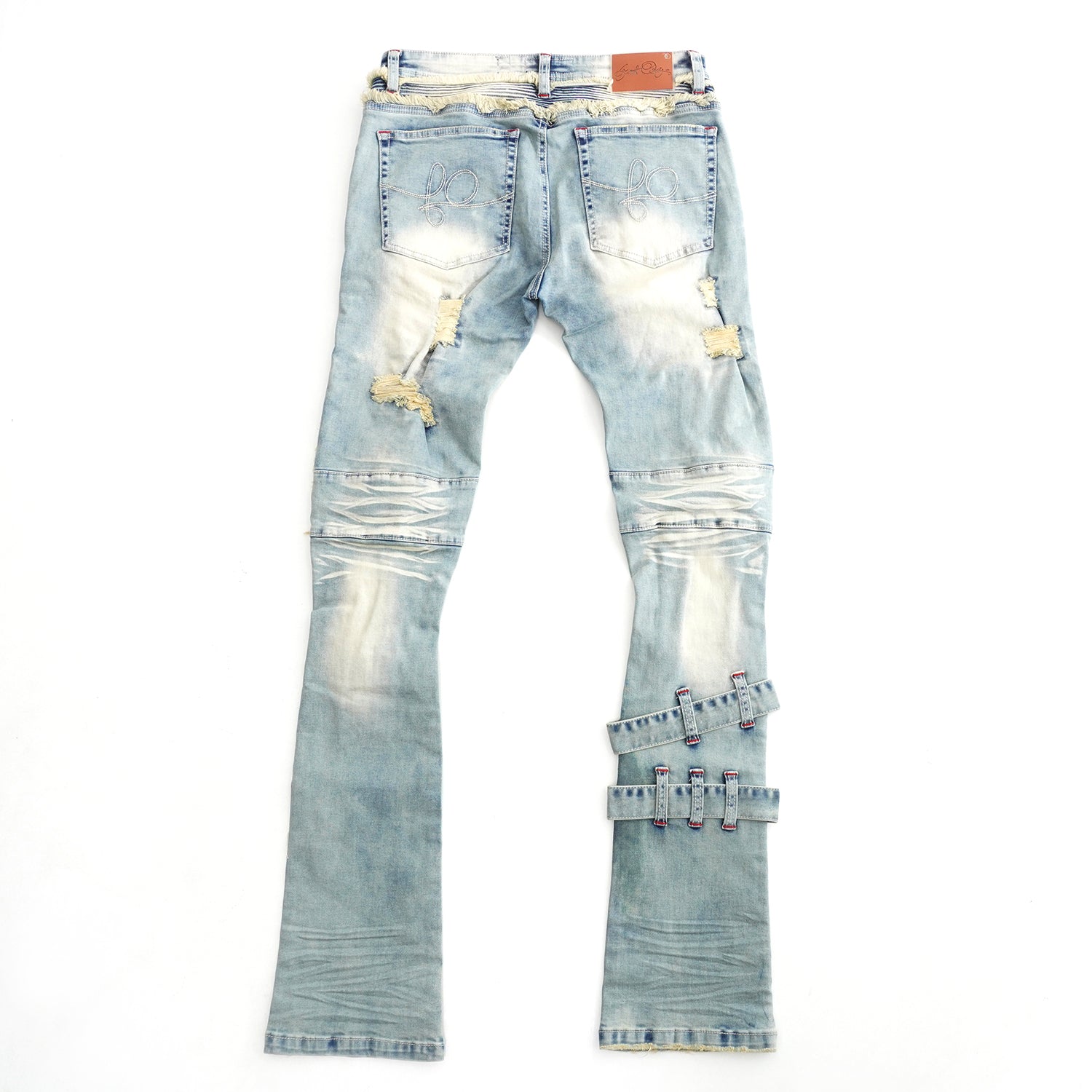 F1779 Shredded Stack Jeans - Dirt