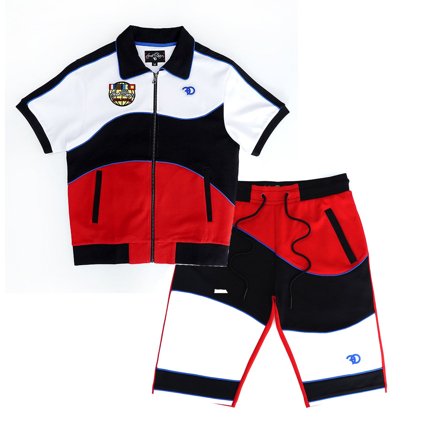 F534 Frost Worldwide Short Set - White